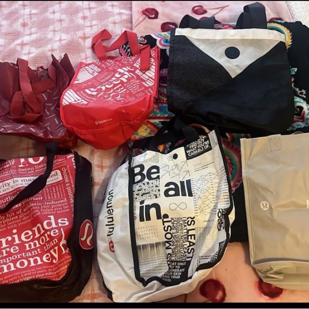 lululemon athletica Tote Collection - Red, Black, White, Gray